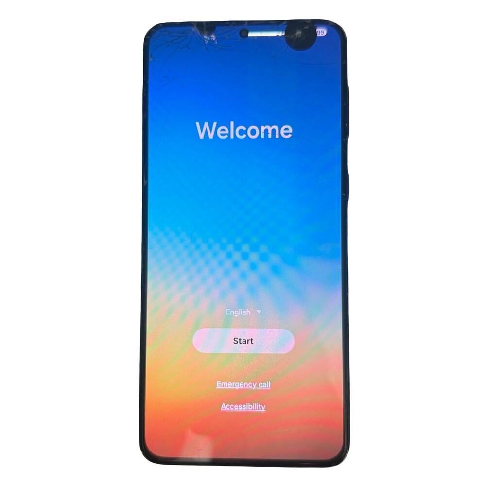 Samsung Galaxy S21+ 5G 128GB SM-G996U Cracked Screen As Is Verizon Smartphone